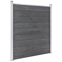 Avis vidaXL Clôture de jardin WPC 1737x186 cm Gris