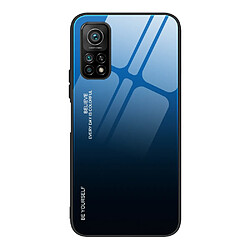 Coque en TPU couleur du dégradé de bord souple bleu/noir pour votre Xiaomi Mi 10T 5G/10T Pro 5G/Redmi K30S