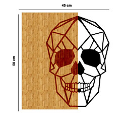 Avis EPIKASA Décoration en Métal et Bois Crâne