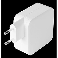 Chargeur mural DELTACO USB-C, technologie GaN, 2x USB-C PD, total de 100 W / USBC-GAN03.