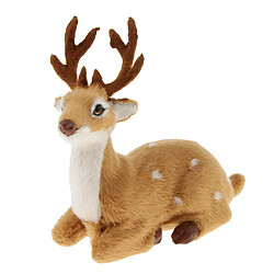 Avis 2-5 Pièces Artificielle De Noël Elk Cerf Poupée Enfants Cadeaux Décor À La Maison Ornement 2pc Style 5 8