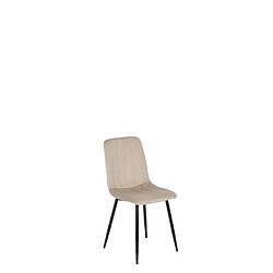 Vivaldi Chaise IBIS Beige Velours