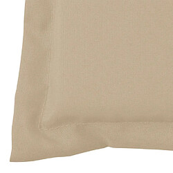 Decoshop26 Coussin de banc de jardin Beige 180 x 50 x 3 cm DEC021756 pas cher