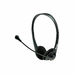 Equip Casque stéréo avec Prise Jack 245304 - avec Fonction muet - Câble de 1,8 m - Noir