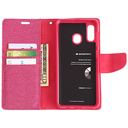 Acheter Wewoo Housse Coque CANVAS DIARY Étui en cuir avec rabat horizontal PU pour Galaxy A20 / A30avec supportlogements cartes et portefeuille rose