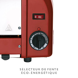 Acheter Grille-pains 4 fentes 2200w rouge - 40366 - DUALIT