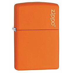 Zippo 50810613 Briquet Orange Mat with Zippo Logo 3,5 x 1 x 5,5 cm pas cher