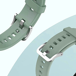 Avizar Bracelet pour Huawei Watch Fit 2 Silicone Résistant Sangle à Trous vert pâle pas cher