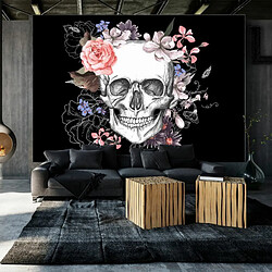 Paris Prix Papier Peint Skull Flowers