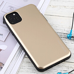 Wewoo Coque Rigide Boitier avec étui TPU + PC pour iPhone 11 Pro SKY SLIDE BUTE fente carte doré