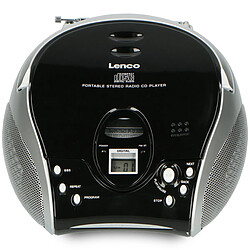 Avis Lenco Radio portable avec lecteur CD SCD-24 Black/Silver Noir-Argent