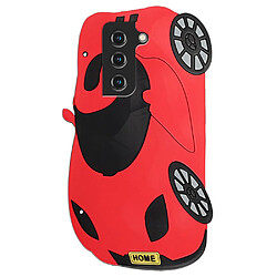 Coque en silicone motif dessin animé 3d avec bandoulière voiture pour votre Samsung Galaxy S22 5G