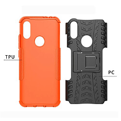 Avis Wewoo Coque Renforcée Pneu Texture TPU + PC Housse de protection antichoc pour Xiaomi Redmi 7 avec support Noir