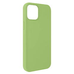 Avizar Coque iPhone 13 Mini Silicone Semi-rigide Finition Soft-touch vert tilleul