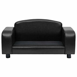 Acheter Maison Chic Niche Canapé,Lit pour chien | Panier couchage pour chien Noir 80x50x40 cm Similicuir -GKD49009