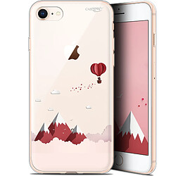 Caseink Coque arrière Apple iPhone 7/8 (4.7 ) Gel HD [ Nouvelle Collection - Souple - Antichoc - Imprimé en France] Montagne En Montgolfière