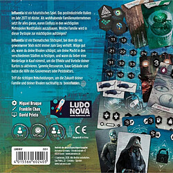 Avis Asmodee Jeu de cartes Influentia 68 Cartes le Personnage Miguel Bruque Version Allemande Multicolore