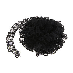 Acheter 5 yards diverses couleurs ruban floral dentelle garniture garniture accessoires Handcraft noir