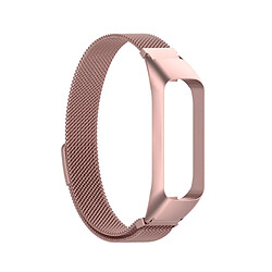 PHONECARE Bracelet Milanese Loop Fermoir Magnétique pour Samsung Galaxy Fit2 (SM-R220) - Rose