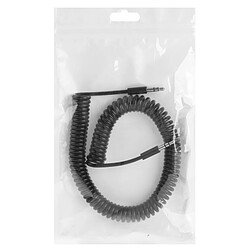 Avis Wewoo Câble Jack 3,5 mm mâle à jack coiled écouteurs / ressort cabale, longueur: 45 cm peut être prolongée 2 m