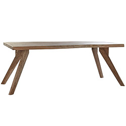 Pegane Table à manger / table repas en acacia coloris marron - Longueur 200 x Hauteur 77 x Profondeur 90 cm