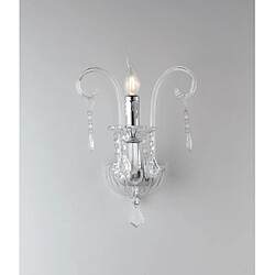 Acheter Fan Europe Applique murale 1 ampoule Pendentif Verre,Cristal Chrome