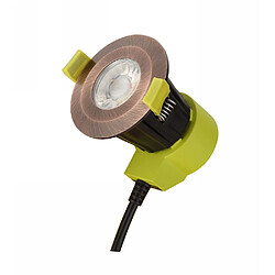 Acheter Inspired Downlight encastré à DEL à intensité variable, cuivre antique, 38 degrés. Angle de faisceau, 840lm, 5000K, IP65, DRIVER INCLUS