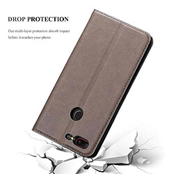 Cadorabo Coque ZTE Nubia N3 Etui en Brun pas cher