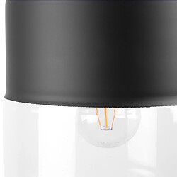 Acheter Beliani Lampe suspension JURUA Verre Noir