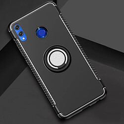 Wewoo Coque Étui de protection magnétique Armure Anneau rotation 360 degrés pour HuHonor 8X (Noir)