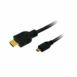 LogiLink Câble HDMI v1.4 HDMI Type A mâle / Micro HDMI Type D mâle 1 m (Import Royaume Uni)