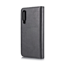 Avis Wewoo Housse Coque Etui en cuir Crazy Horse Texture Flip détachable magnétique pour HuP30, avec porte-cartes (noir)