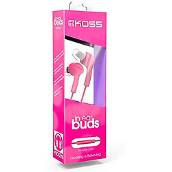 Écouteurs avec Fil et Microphone, Headphones, Compatibles avec les Smartphones, , Rose, KOSS, KEB9i pas cher