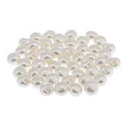 Acheter Boutons Blanc Perle Boutons en Plastique DIY