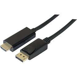 Abi Diffusion Cordon DisplayPort 1.2 vers HDMI® 1.4 noir - 3m