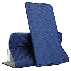 Htdmobiles Housse pour Samsung Galaxy A34 5G - etui coque pochette portefeuille + verre trempe - BLEU MAGNET