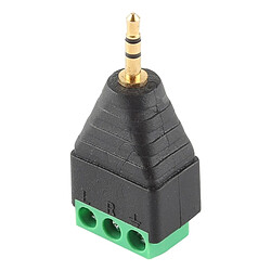 Avis Wewoo Adaptateur Connecteur audio stéréo de bornier mâle 3 mm 3 broches 2,5 mm