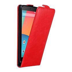 Cadorabo Coque LG Google NEXUS 5 Etui en Rouge