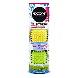 Acheter Ecozone Dryer Cubes, Tumble Dryer Balls - new softer material with variable node design. Pack of 2