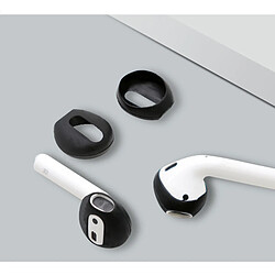 Avis INF Bouchon D'oreille en silicone pour AirPods 1/2 génération Black