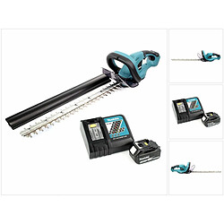 Makita DUH 523 RT1 18V Li-Ion Taille-haie sans fil + 1x BL1850 5,0 Ah Batterie + DC 18 RC Chargeur