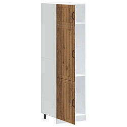 Avis vidaXL Armoire de cuisine Lucca vieux bois bois d'ingénierie