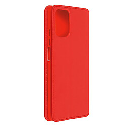 Avizar Housse Redmi Note 10 / Note 10s Porte-cartes Support Vidéo rouge