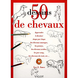 50 dessins de chevaux - Occasion