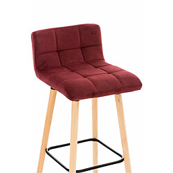 Acheter Non Tabouret de bar en velours Lincoln