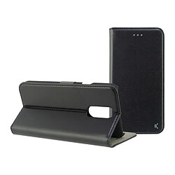 Totalcadeau Housse de protection Folio compatible Lg Q7 Noir pas cher