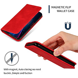 Avis Wewoo Housse Coque Etui en cuir avec rabat horizontal magnétique pour Galaxy A10S Retro Skin Feel Business rouge