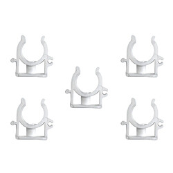 5pcs PPR Polypropylène 1/2 3/4 1 raccords Clip De Fixation De Tuyau En Forme De U 20mm