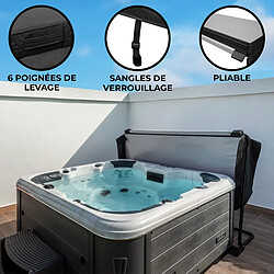 Monstershop Couverture de Jacuzzi 2.1m - Noir