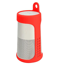 Wewoo Housse de protection portable haut-parleur Bluetooth pour gel de silice antichoc Bose Soundlink Revolve Rouge